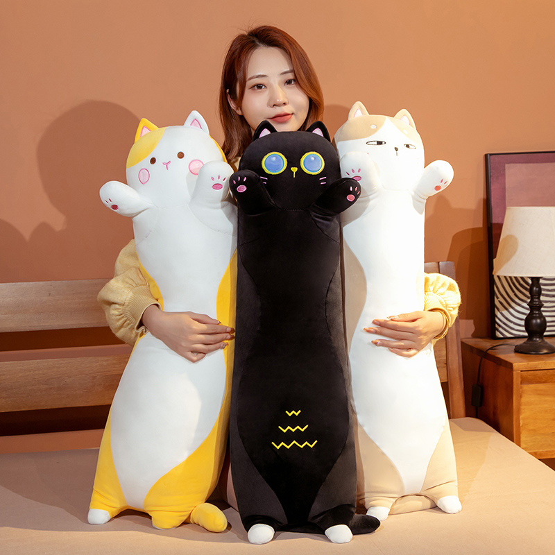 Bolster Pillow Long - 50-130cm Kawaii Soft Long Cat Pillow
