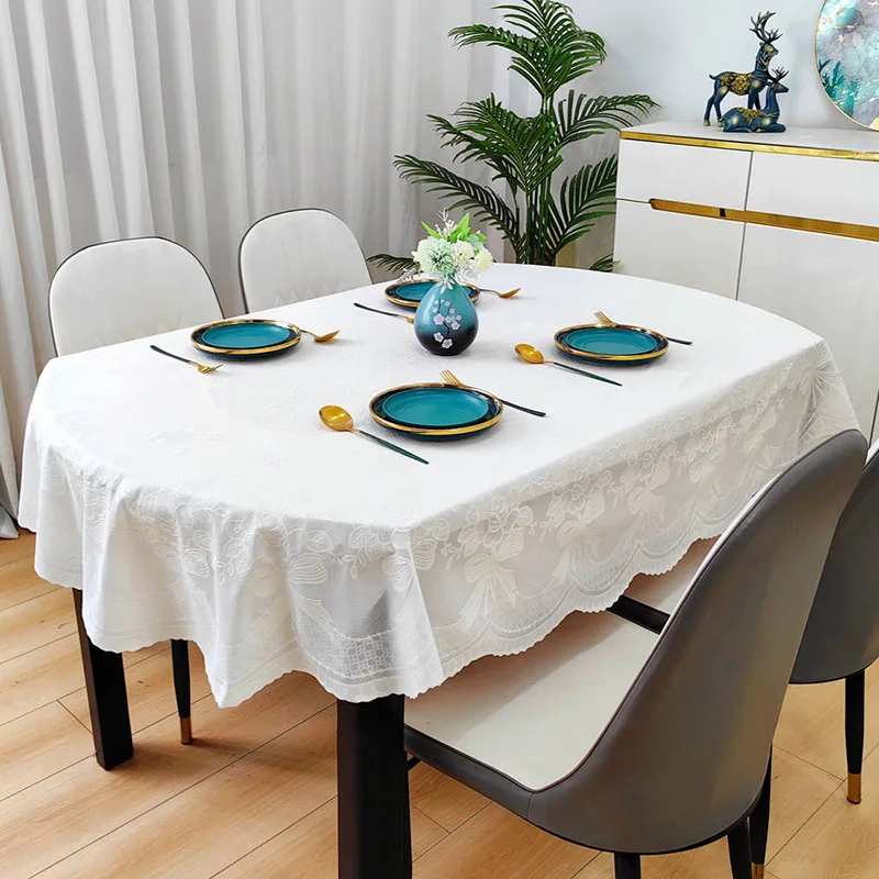Home Textiles News - Nuova Tovaglia Ovale in PVC Impermeabile,