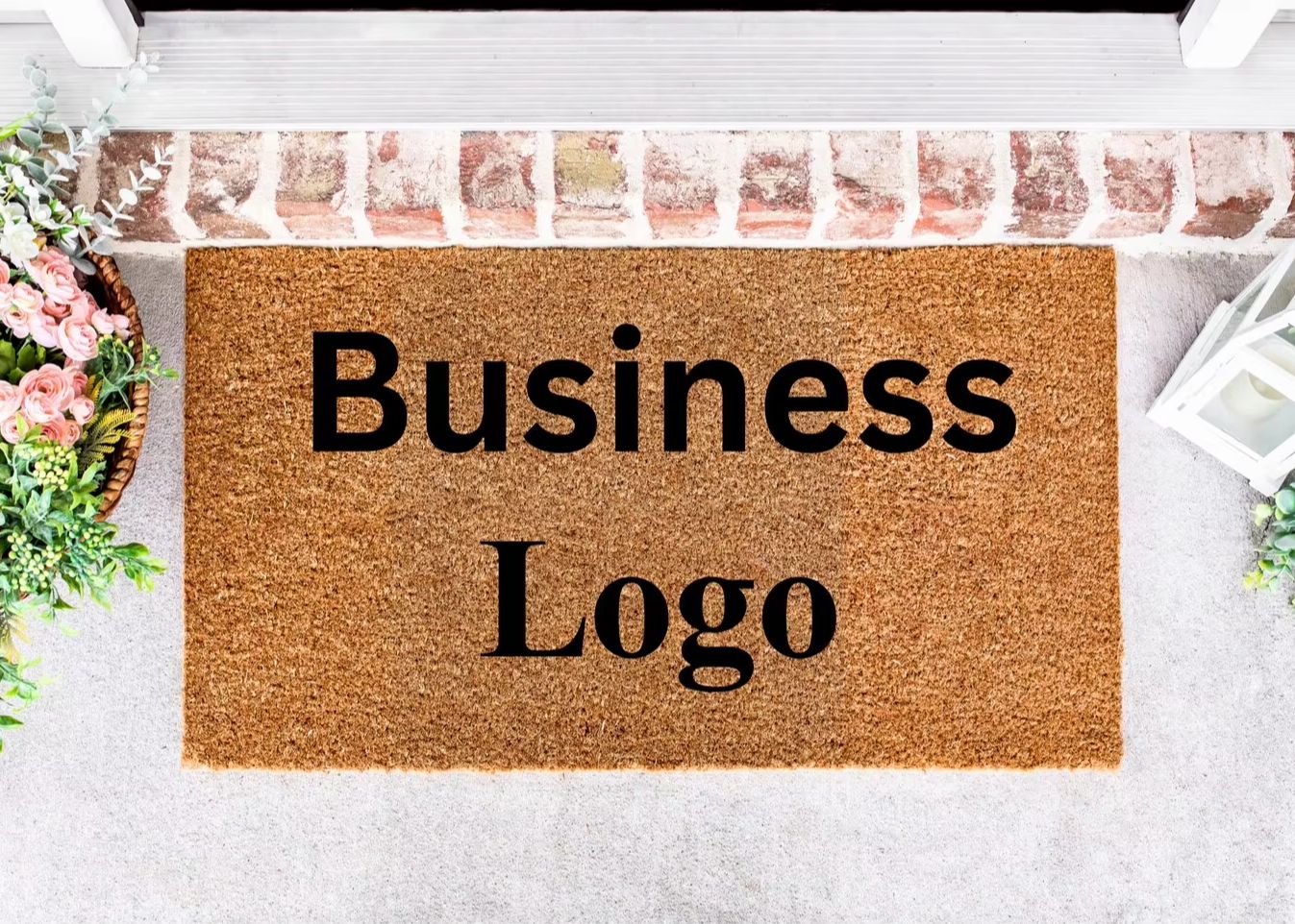 Home Textiles Logo - Tappetino Personalizzato con Testo e Logo