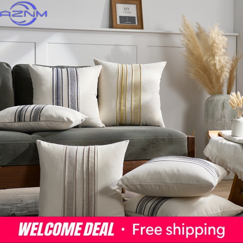 Luxury Home Textiles Usa - Fodera per cuscino in filato tinto