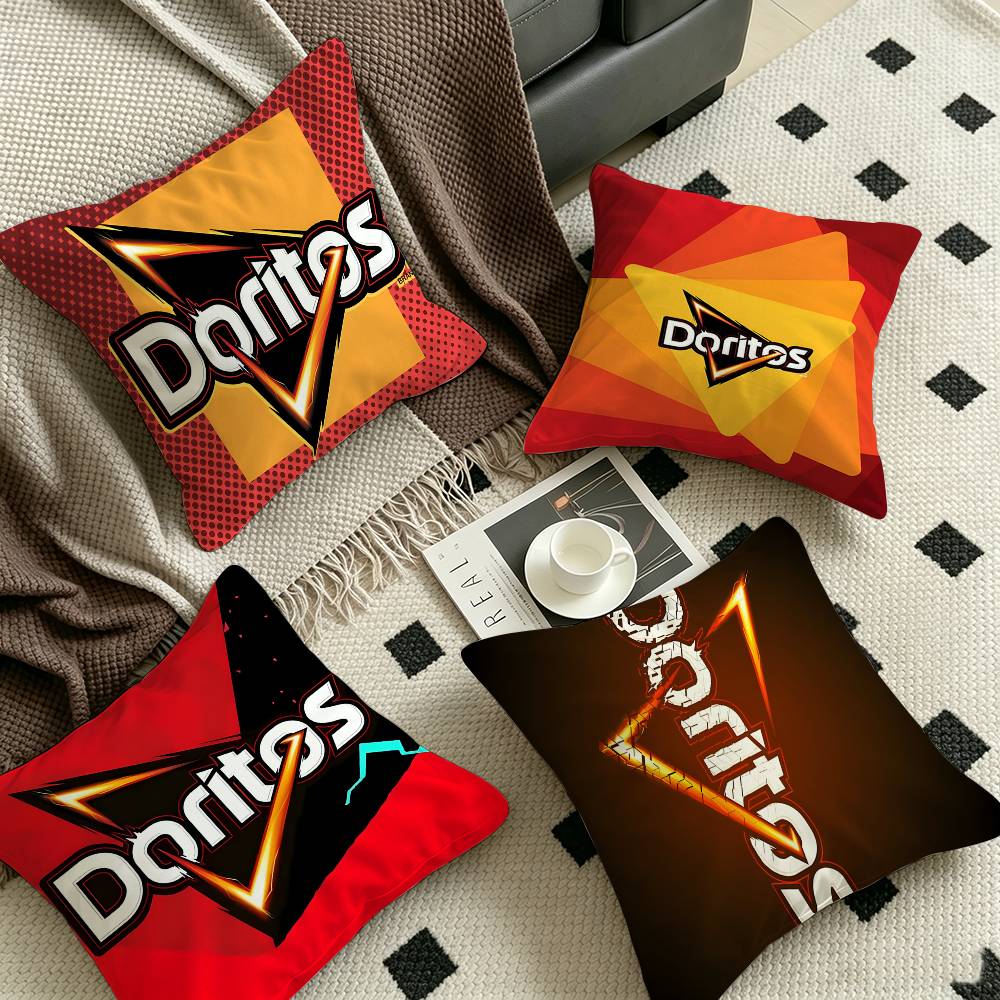 Home Textiles Logo - Fodera per cuscino con logo D-Doritos,