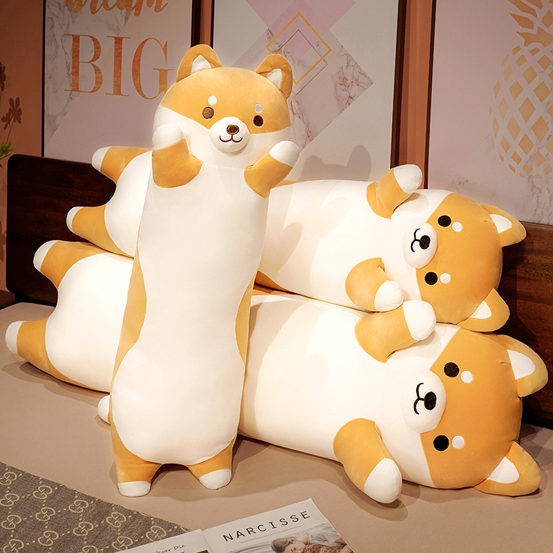 Bolster Pillow Long - 130cm gigante lungo Shiba Inu cane