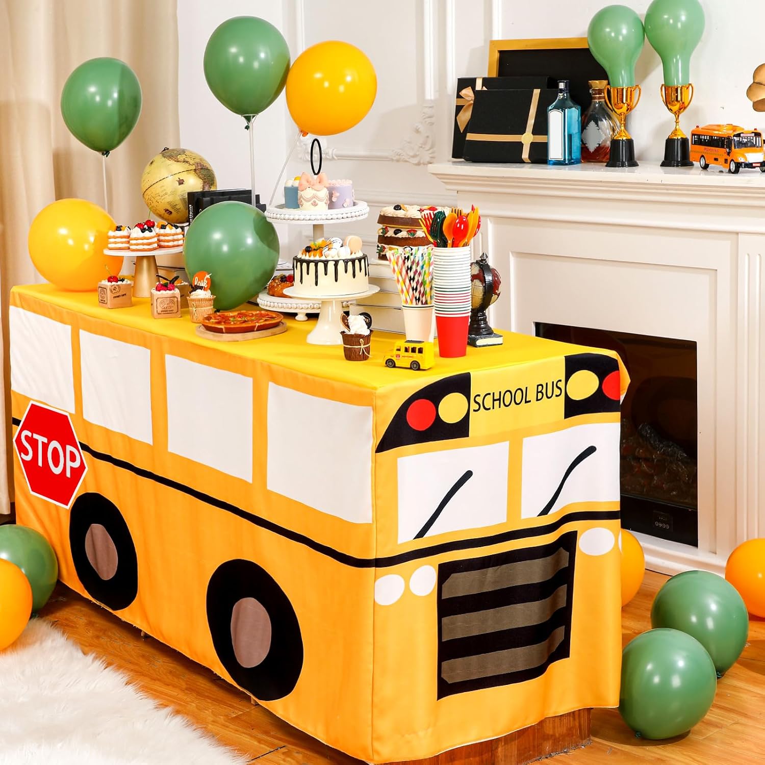 Home Textiles News - Tovaglia per scuolabus dei cartoni animati,