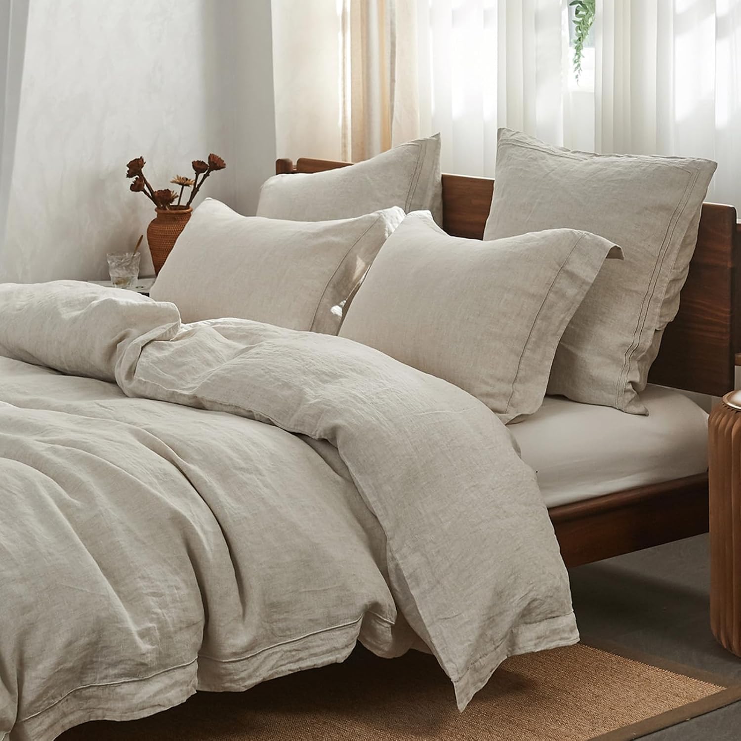 Set Copripiumino in Lino Lavat - Linen Duvet Cover recensione e prezzo