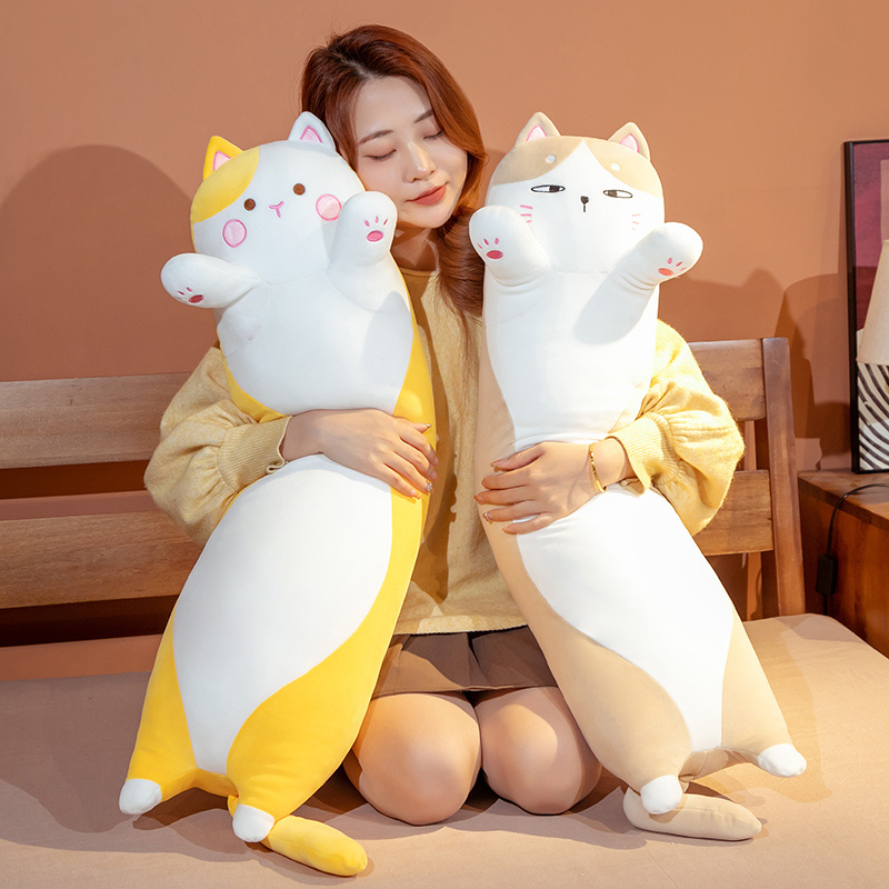 50-130cm Kawaii Soft Long Cat  - Bolster Pillow Long recensione e prezzo