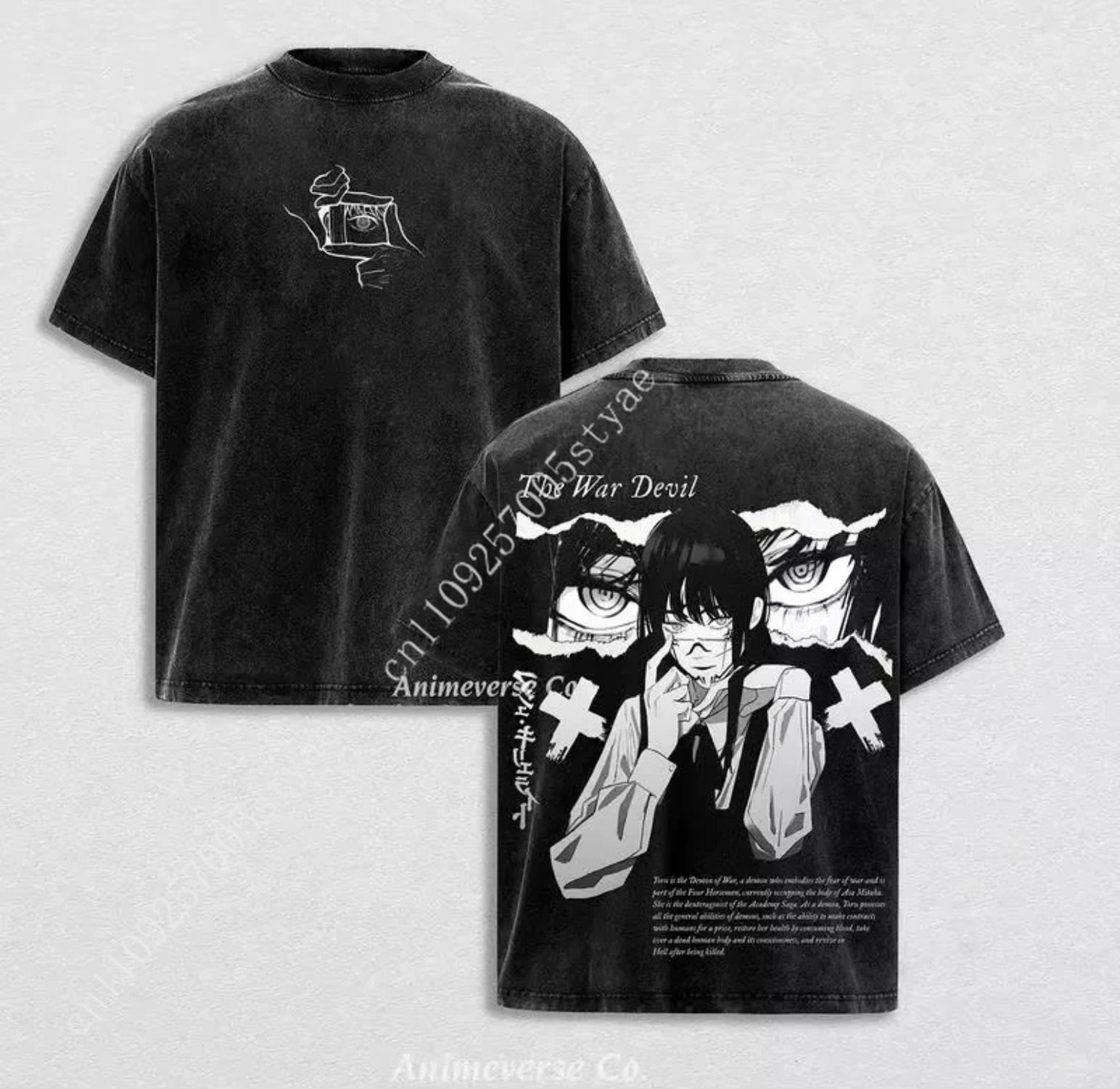 T-shirt Grafica Anime Chainsaw - Quilt Cotton Summer recensione e prezzo