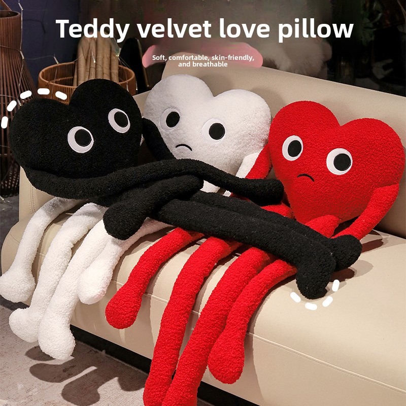 Cuscino Peluche a Forma di Cuo - Bolster Pillow Long recensione e prezzo