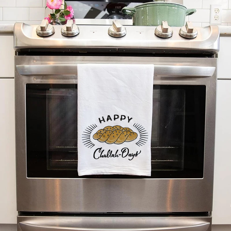 Happy Challah Days Hanukkah Cu - Home Textiles Towel recensione e prezzo