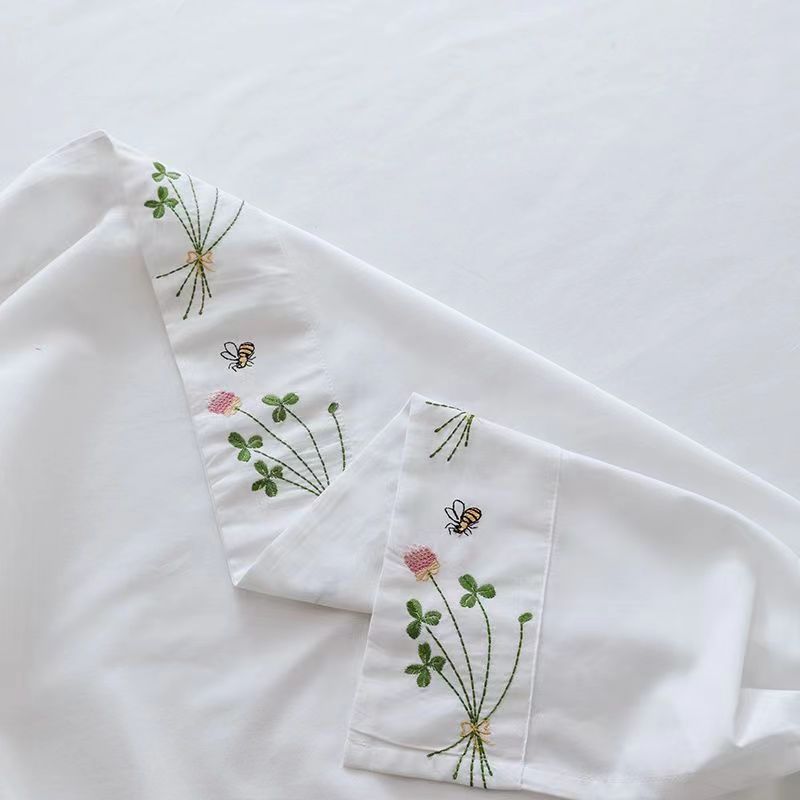 Lenzuolo bianco puro Lenzuola  - Luxury Home Textiles Usa recensione e prezzo