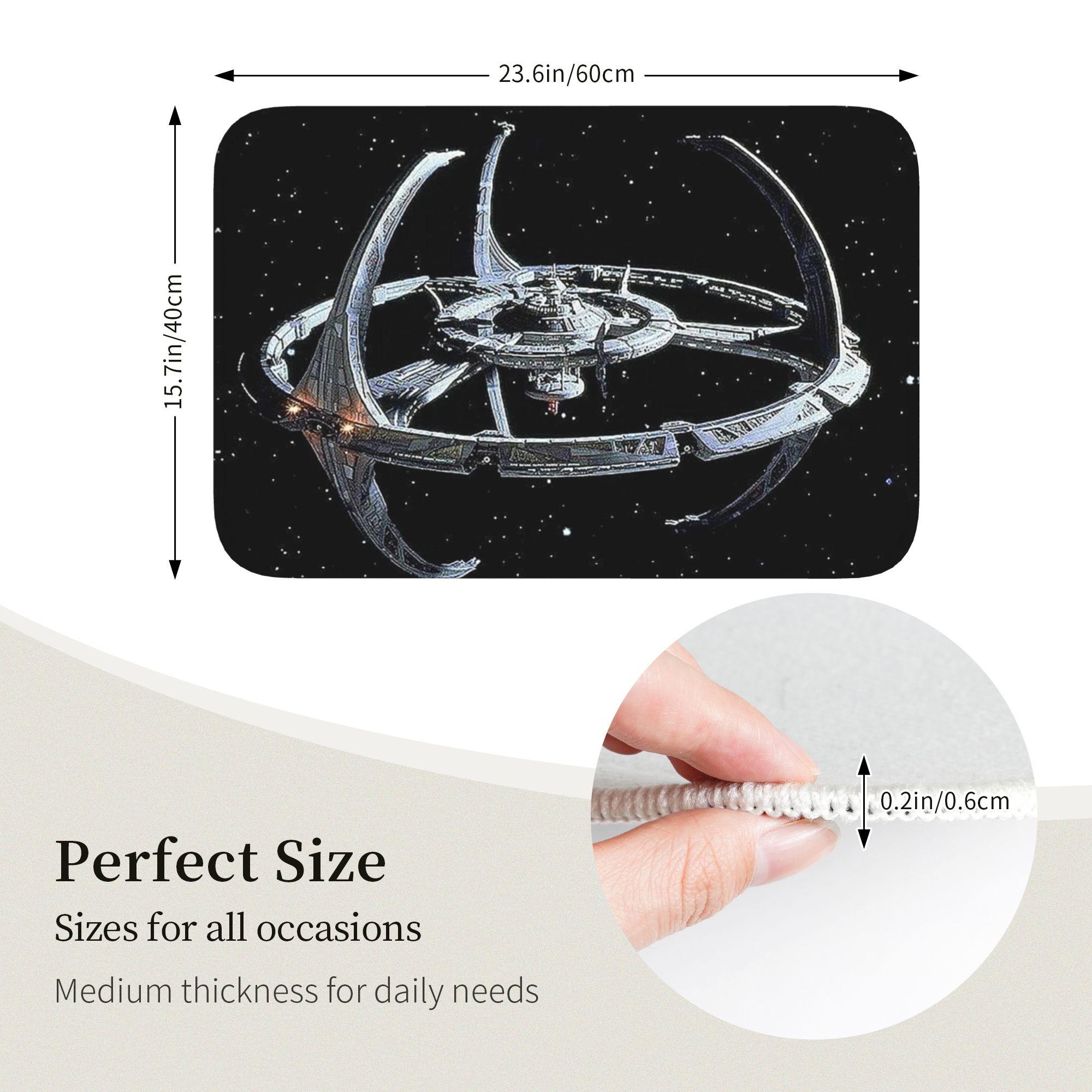 Tappetino con logo Deep Space  - Home Textiles Logo recensione e prezzo