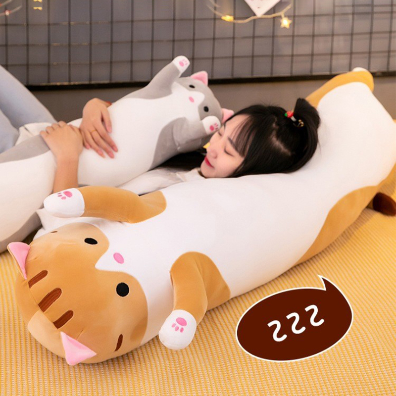 Simpatico gatto peluche lungo  - Bolster Pillow Long recensione e prezzo