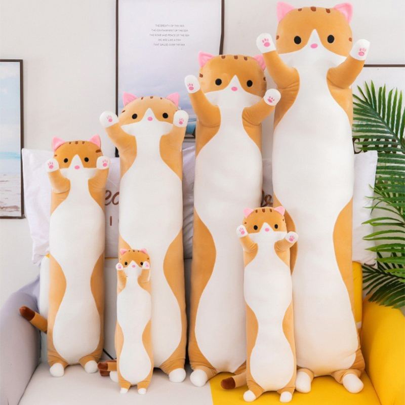 Simpatico gatto peluche lungo  - Bolster Pillow Long recensione e prezzo